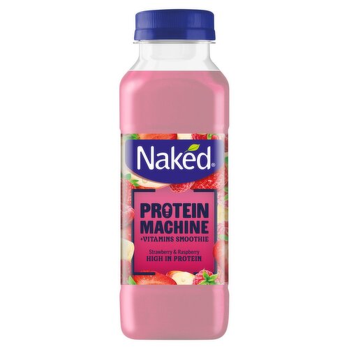 Naked Strawberry & Raspberry Protein Machine Smoothie (300 ml)
