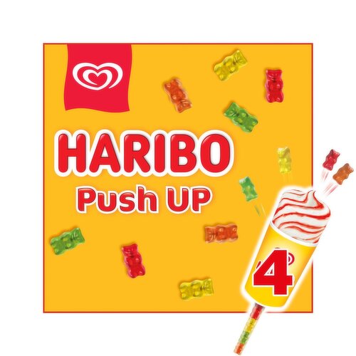 Haribo Push Up Ice Cream Stick 4 Pack (85 ml)