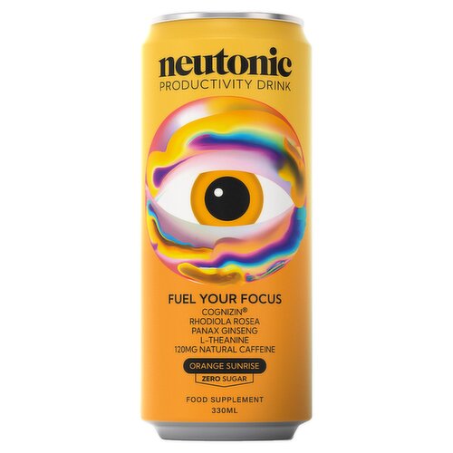 Neutonic Productivity Drink Orange Sunrise Zero Sugar Can (330 ml)
