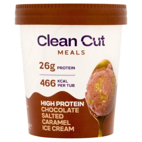Clean Cut Chocolate Salted Caramel Ice Cream (500 ml)