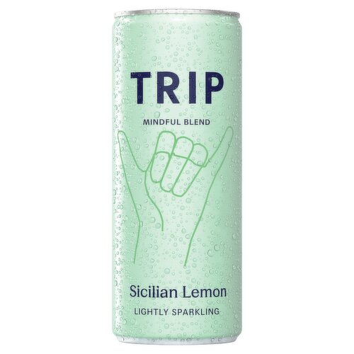 Trip Mindful Blend Sicilian Lemon Sparkling Drink Can (250 ml)