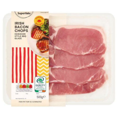 SuperValu Irish Bacon Chops with Hawaiian BBQ Sauce (500 g)