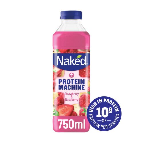Naked Strawberry & Raspberry Protein Machine Smoothie (750 ml)