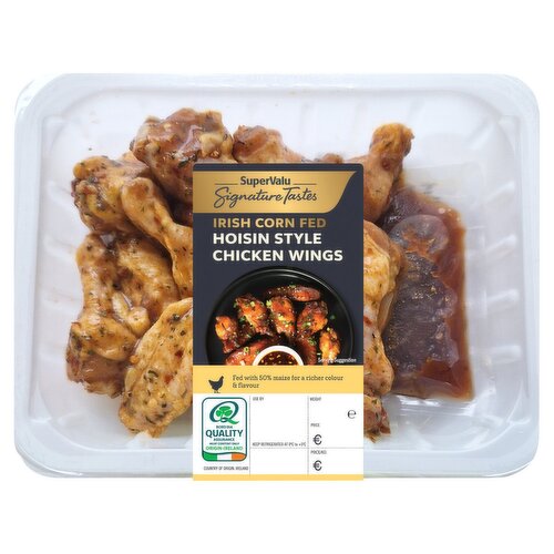 SuperValu Signature Tastes Irish Corn Fed Hoisin Style Chicken Wings (500 g)