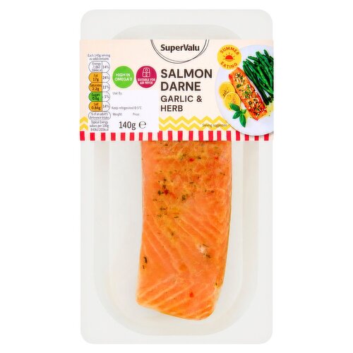 SuperValu Salmon Darn with Garlic & Herb (140 g)