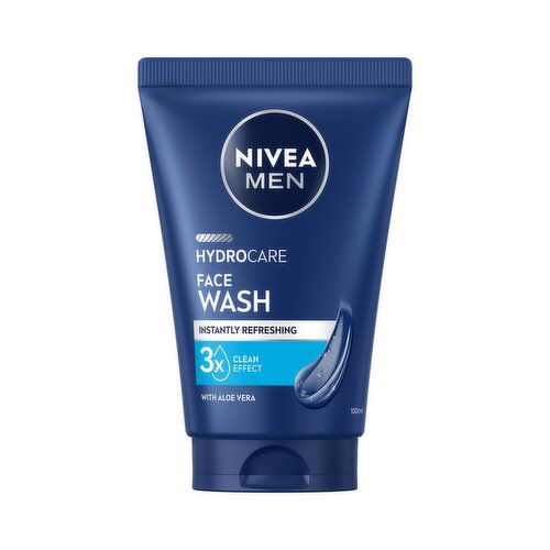 Nivea Men Hydrocare 3xClean Effect with Aloe Vera Face Wash (100 ml)