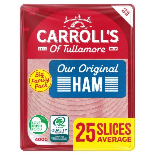 Carroll's of Tullamore Original Ham Slices Big Family Pack (400 g)