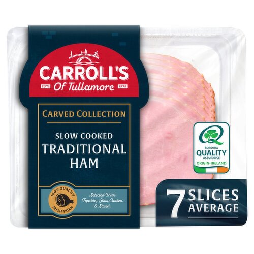 Carroll's of Tullamore Butcher's Choice Slow Cooked Carved Ham (130 g)