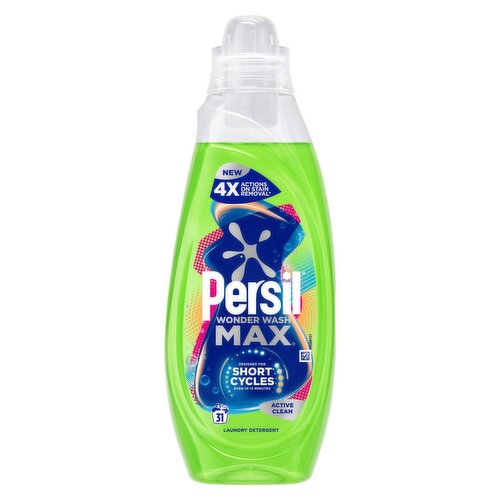 Persil Wonder Wash Max Active Clean Laundry Detergent 31 Wash (837 ml)