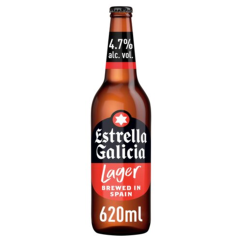 Estrella Galicia Lager Bottle (620 ml)