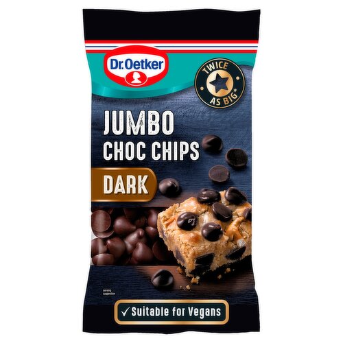 Dr. Oetker Dark Jumbo Choc Chips (125 g)