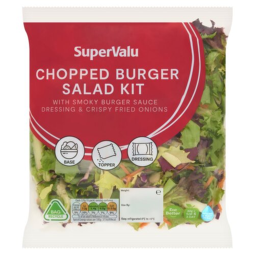 SuperValu Chopped Burger Salad Kit (240 g)