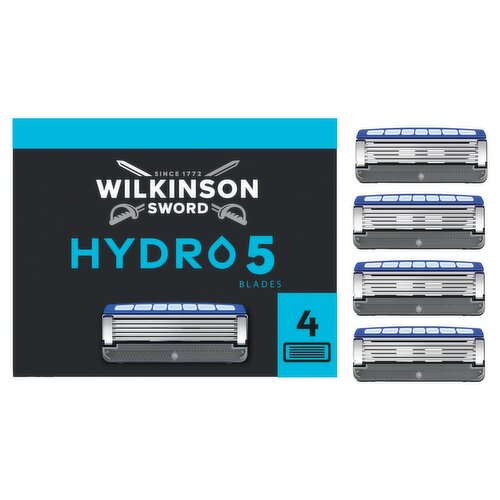 Wilkinson Sword Hydro 5 Razor Blades Refills (4 Piece)