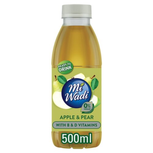 MiWadi Apple & Pear Ready To Drink Bottle (500 ml)