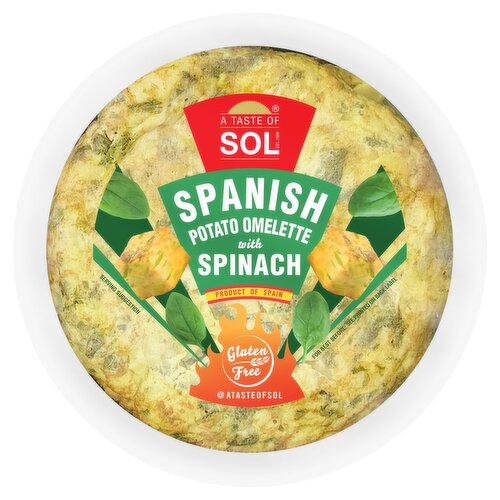 A Taste of Sol Spanish Potato Omelette with Spinach (200 g)
