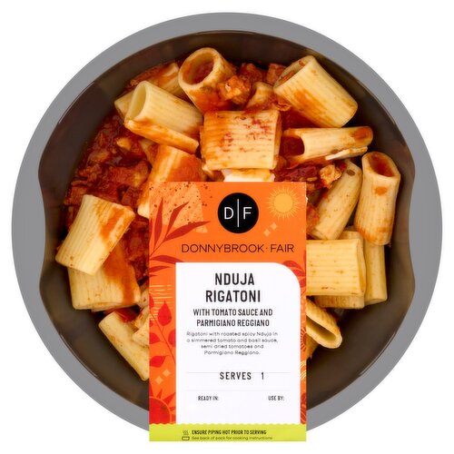Donnybrook Fair Nduja Rigatoni with Tomato Sauce & Parmigiano Reggiano (350 g)