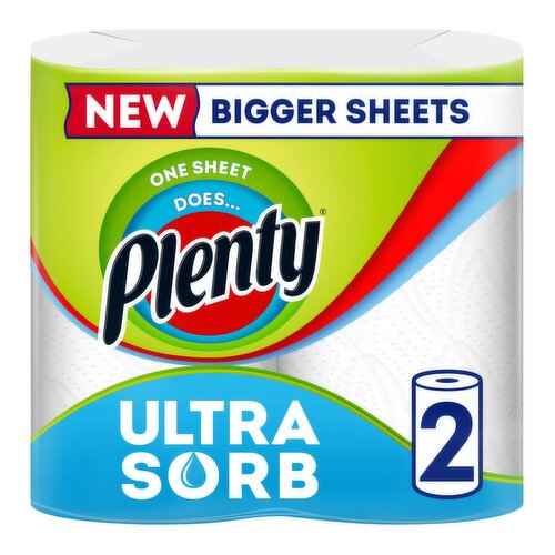 Plenty Ultrasorb Kitchen Towel (2 Roll)