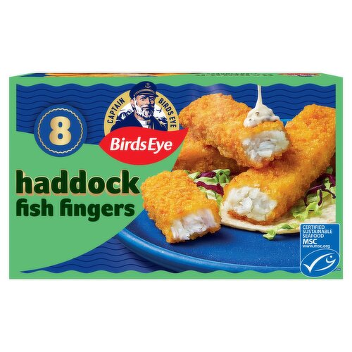 Birds Eye Delightful Haddock 8 Breaded Fish Fingers (240 g)