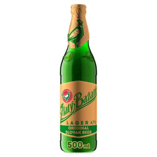 Zlaty Bazant Lager Bottle (500 ml)