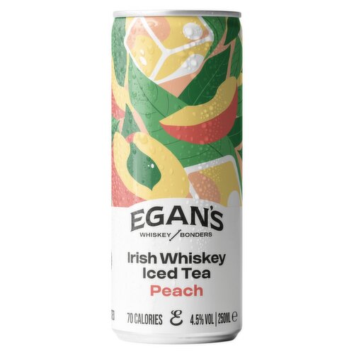 Egan's Peach Irish Whiskey Iced Tea Can (250 ml)