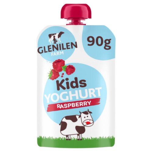 Glenilen Farm Kids Raspberry Yoghurt Pouch (90 g)