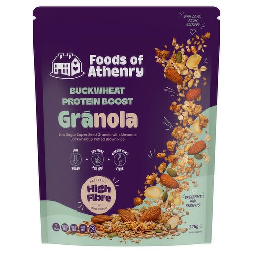 Foods of Athenry Gluten Free Buckwheat Protein Boost GranolA (275 g)