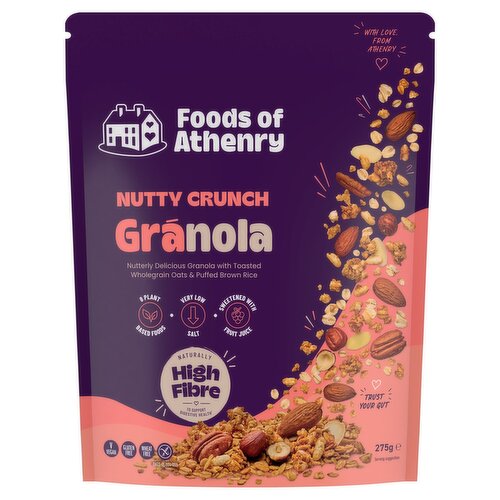 Foods of Athenry Gluten Free Nutty Crunch Granola (275 g)