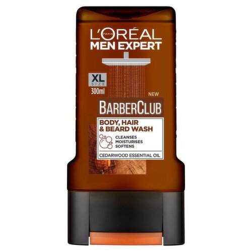 L'Oreal Men Expert Barber Club Body, Hair & Beard Wash (300 ml)