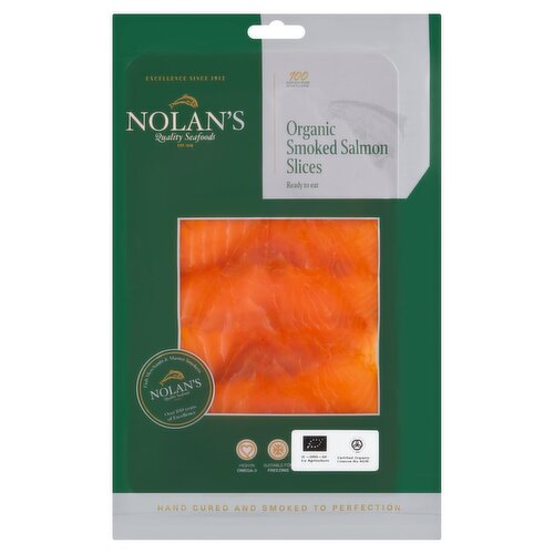 Nolan's Organic Smoked Salmon Slices (100 g)